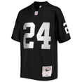 thumbnail image 2 of Youth Mitchell & Ness Charles Woodson Black Las Vegas Raiders 1998 Legacy Retired Player Jersey, 2 of 3