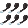 thumbnail image 4 of Tie Down Ratchet Lashing Heavy Duty Nylon Securing Straps Set Of 6, 4 of 4