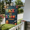 thumbnail image 5 of Back To School House Flag 12.5x18 Inch Double Sided School Day Apple Pencil Welcome Yard House Flag Vertical Fall Seasonal Farmhouse Classroom Flag Teacher Yard Outdoor Decoration 1 Flag, 5 of 5