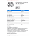 thumbnail image 2 of Front Brake Rotor Set - Compatible with 2007 - 2017 Jeep Compass 2008 2009 2010 2011 2012 2013 2014 2015 2016, 2 of 2