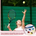 thumbnail image 7 of Uxcell Tennis Dampener, TaiChi Pattern Silicone Tennis Racket Dampeners Racket Shock Absorber to Reduce Vibration Soft Cute Fit for (Players/Universal Fit for All Racquets) 6Pcs & Red, 7 of 7