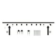 thumbnail image 3 of Miseno Mbdh0005x96 96" Bent Strap Barn Door Hardware Kit - Black, 3 of 7