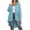 Light Blue, variant on Women's Fall Jacket 2026 High Low Irregular Hem Zip Up Hoodies Long Sleeve Mid-Length Sweatshirts Oversized Fleece Casual Coat with Pocket