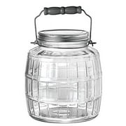 Anchor Hocking 1 Gallon Barrel Jar With Metal Lid 85728 - Pack of 2
