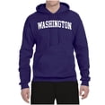 thumbnail image 2 of Wild Bobby State of Washington College Style Unisex Hoodie Sweatshirt, 2 of 6