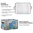 thumbnail image 2 of Yayeee Canvas Storage Basket with Handles for Shelves Fabric Bins Closet Organizer, Seaside Door, 2 of 8