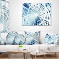 thumbnail image 4 of Designart Fractal 3D Network Spiral - Contemporary Throw Pillow - 16x16, 4 of 5