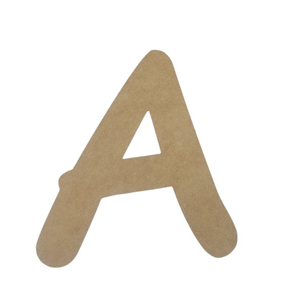 Wooden Letter Unfinished, Comic Book Font, Craft Cutout