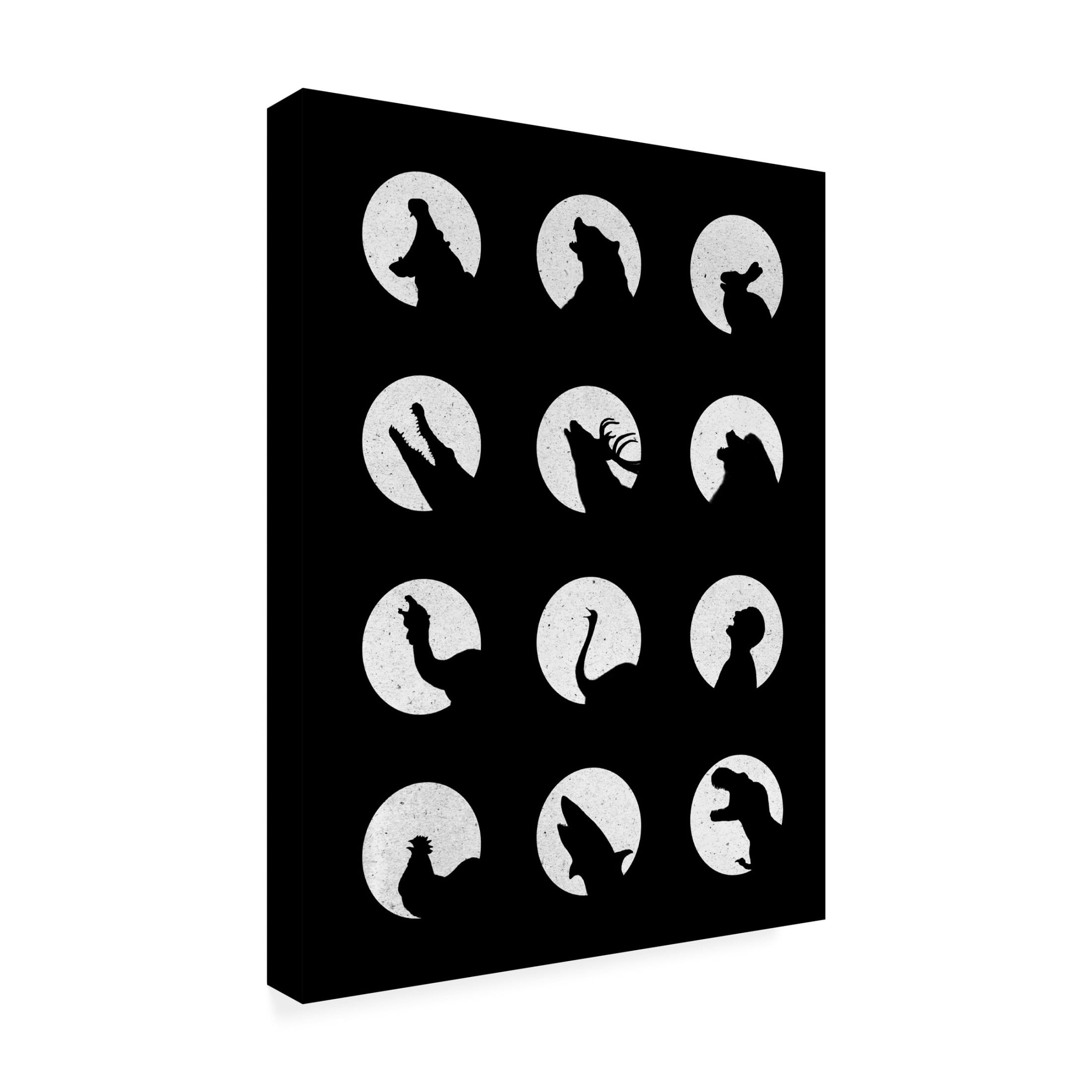 Trademark Fine Art Florent Bodart Wolfs Night Off Canvas Wall Art