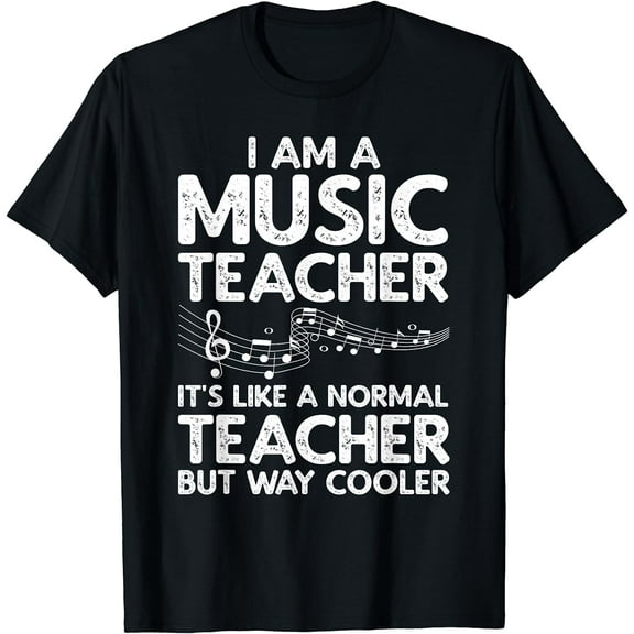 Cool Music Teacher For Men Women Piano Teachers Appreciation T-Shirt