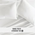 thumbnail image 5 of White 300TC Cotton Cooling Pillow Case Set, Standard/Queen, by Noble Linens, 5 of 8