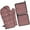 White, variant on Leopard Print Oven Mitts and Pot Holders Set Of 4, Heat Resistant Kitchen Gloves with Non-Slip Grip, Hanging Loop, Soft Cotton Lining for Baking, Cooking, Grilling, Barbecue