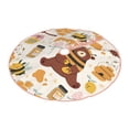 thumbnail image 2 of Kll Cute Bee Honey Jar Hive Bear Christmas Tree Skirt 30",Party Decorations Farmhouse For Christmas Decorations Holiday Party, 2 of 8