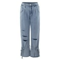 thumbnail image 3 of Vedolay Fashion Pants for Women Women Pull On Denim Stretch Jeans with Pocket A,2XL, 3 of 4