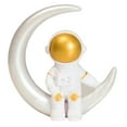 thumbnail image 5 of GENEMA Miniature Resin Astronaut Statue Mini Spaceman Sculpture Educational Toy for Home Bedroom Office Desktop Decoration Astronauts Model Figurine, 5 of 19
