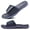 Blue, variant on Mens Slides Sandals Open Toe Athletic Adjustable Straps Orthotic Plantar Fasciitis Sport Sandals with Soft Cushion Arch Support Footbed Black Size 12