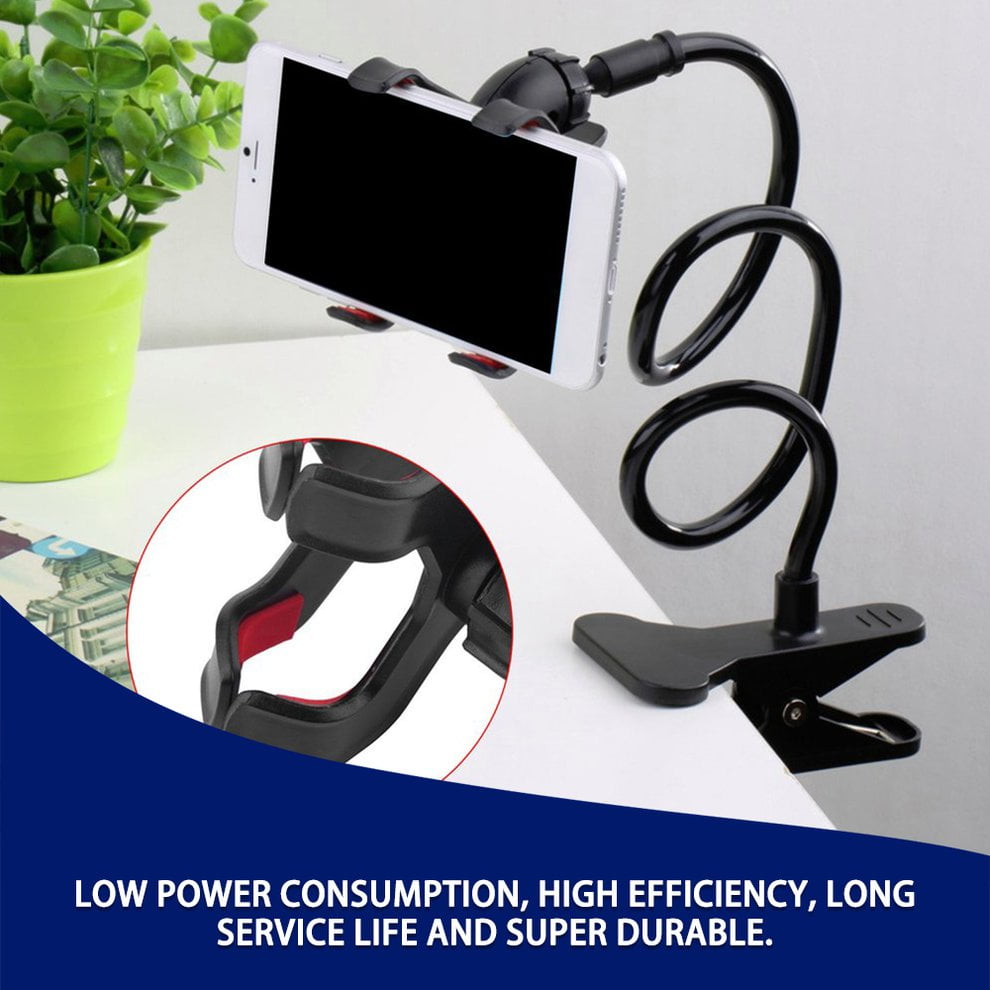Gooseneck Cell Phone Holder Bed, Lazy Bracket, Universal Mobile Phone