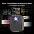 thumbnail image 5 of WEMAX 4K Google TV Projector, Licensed Netflix, HDR10 & Dolby Audio, Autofocus, Keystone Correction, Native 1080P Smart Movie Projector w/ WiFi Bluetooth for Home Theater, 5 of 12