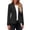 Black, variant on Dressy Womens Blazers Short Fall Long Sleeve Business Womens Jackets Slim Evening Plain Outerwear Gray S