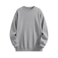 thumbnail image 6 of Enjoytime Crewneck Sweatshirt Mens Casual Long Sleeve Fleece Sweatshirts Fall Winter Lightweight Pullover Tops, 6 of 6