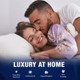 thumbnail image 3 of Comfety Luxury Down Alternative Bed Pillows Made in USA King Size 20" x 36" OEKO-TEX Certified 100% Cotton Cover, 2 Pc Pillow for Back & Side Sleepers, 3 of 5