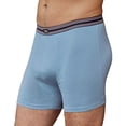 thumbnail image 2 of Atlas For Men - Pantalones Cortos Cuadrados de Elástico para Hombre - Pack de 2 (Azul, Azul Marino), 2 of 4