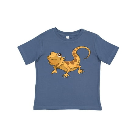 

Inktastic Cute Smiling Bearded Dragon Gift Toddler Boy or Toddler Girl T-Shirt