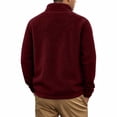 thumbnail image 5 of Chiccall Mens Fleece Jackets Winter Fuzzy Warm Thermal Full Zip Jacket Stand Collar Long Sleeve Coats with Pockets, 5 of 5