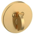 thumbnail image 7 of Baldwin 8241 Contemporary Solid Brass Single Cylinder Keyed Entry Deadbolt From The Estate, 7 of 7