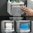 thumbnail image 4 of Paper Towel Dispenser,Mounted Adhesive Roll Paper Dispenser Toilet Tissue Box With Roll Paper Dispenser Paper Towel Dispenser Box With Paper Dispenser Toilet Tissue Dispenser Kitchen Paper Yubz Zdhf, 4 of 6