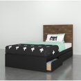 thumbnail image 1 of Nexera 2 Piece Twin Size Bedroom Set Truffle & Black, 1 of 5