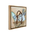 thumbnail image 4 of Stupell Industries Summer Beach Bag Beauty & Fashion Painting Brown Floater Framed Canvas Art Print Wall Art, 18 x 18, 4 of 10