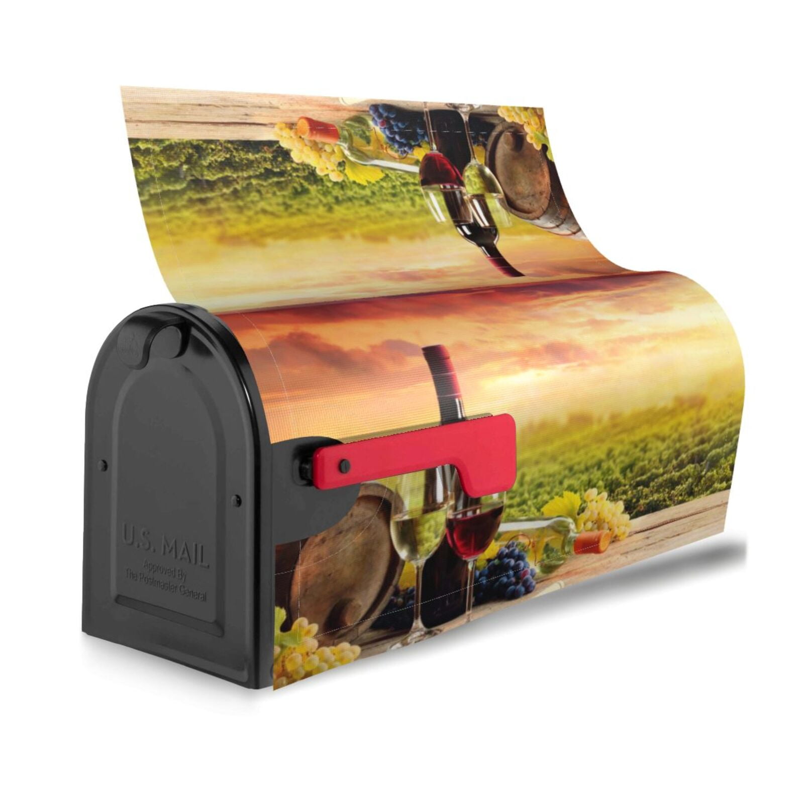 Kdxio Magnetic Mailbox Cover 25.5x21 in Mailbox Cover Outdoor Decoration Holiday Mailbox Covers for Home Garden Yard-25.5x21 in