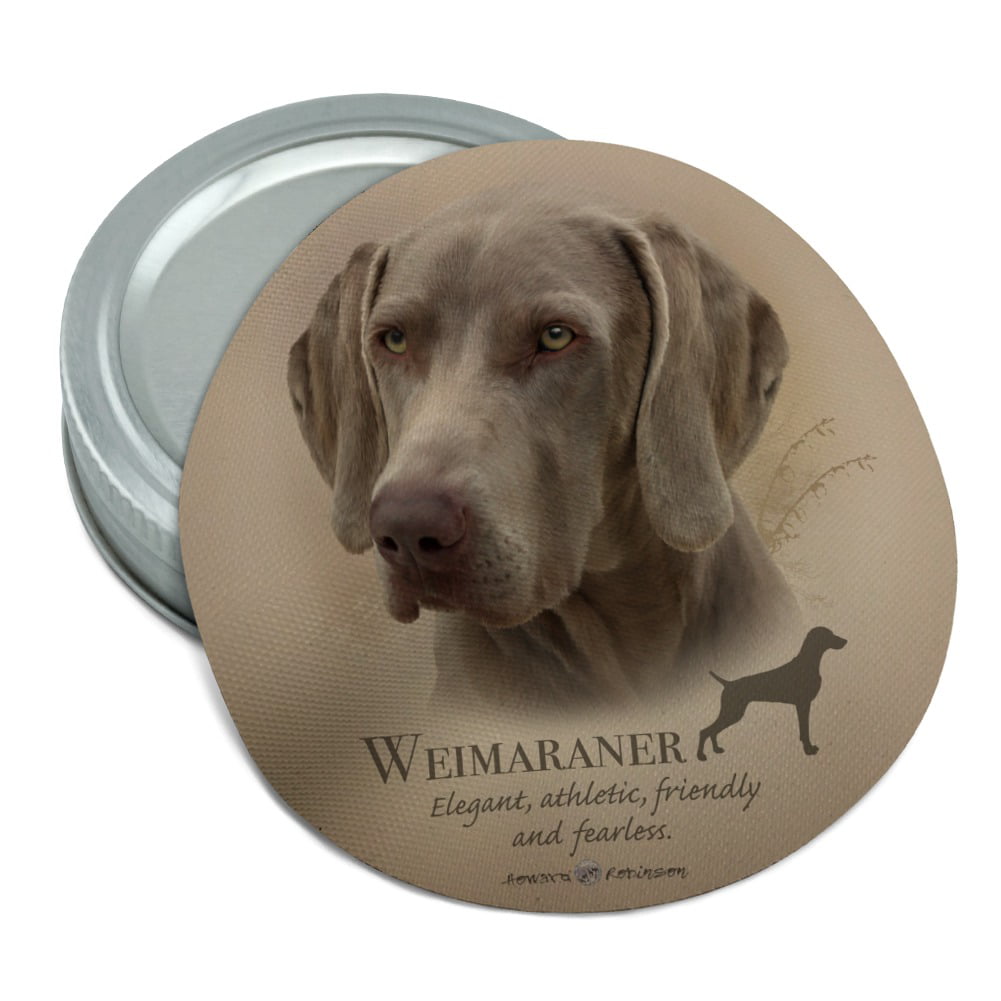 Weimaraner Dog Breed Round Rubber Non-Slip Jar Gripper Lid Opener 