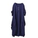 thumbnail image 1 of Vestido suelto femenino Minnieouse manga corta Azul oscuro L, 1 of 5