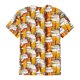 thumbnail image 4 of Fiudx Liquidación de Ofertas Flash Blusa de Manga Corta con Estampado de Moda para Mujer, Camiseta con Cuello Redondo, Tops Informales, 4 of 5