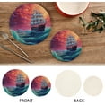 thumbnail image 4 of Coolnut Ship in Ocean Trivets Pot Holders Set of 2 Potholders for Kitchens Pure Cotton Thread Weave Trivets,Hot Pads for Kitchens,Coasters,Placemats,Spoon Rest for Cooking Home Decor, 4 of 7