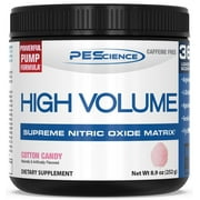 PEScience High Volume, Nitric Oxide Booster, Cotton Candy, 18 Servings
