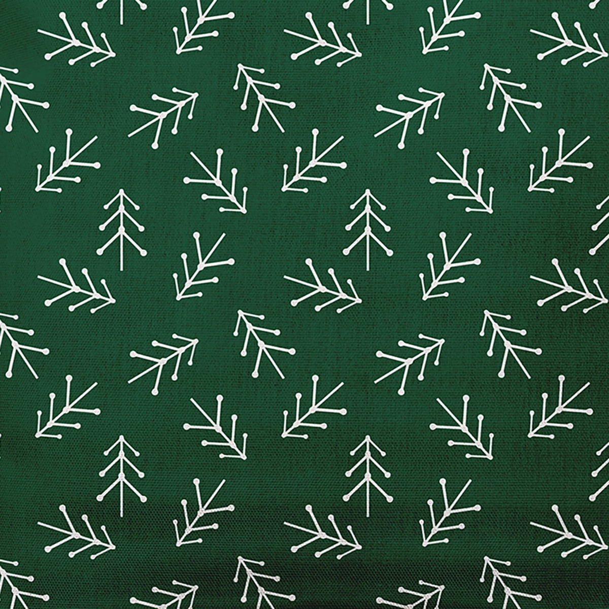Simply Daisy Pine Colored Scattered Trees Winter Soft Spun Polyester Decorative Throw Pillow, 14" x 20"