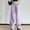 *Purple, variant on ClodeEU Women's Wide Leg Pants,Stretchy High Waisted Pants, Loose Fit Casual Trousers Drawstring with Pocket Yellow,Womens Plus M