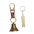 thumbnail image 2 of Bear Bell Whistle Keychain Iron Alloy Hook Loud Sound for Hiking Camping Climbing Outdoor Activities, 2 of 9