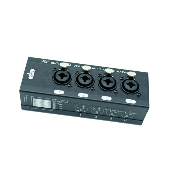 Caja Ethernet Multi Extender Multi Red Puerto Combinado de 3 Pines Versátil Portátil 4 Xlr 11 hombre