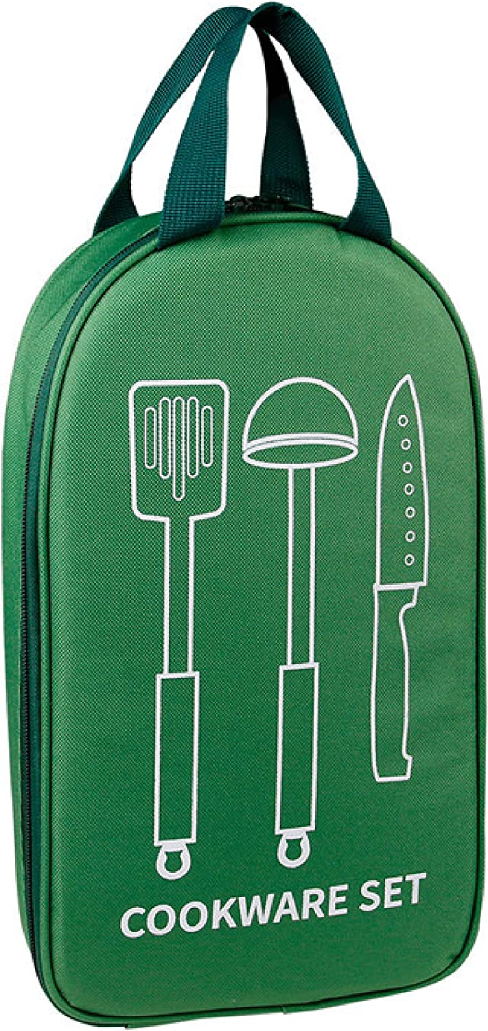 ZXM Camp Kitchen Cooking Utensil Storage Bag Grill Cookware Organizer