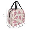 thumbnail image 3 of Lsque Sparkling Ice Cream Pattern Lunch Bag Women/Men Insulated Lunch Box,Small Leakproof Cooler Food Lunch Containers Reusable High Capacity Lunch Tote Bags, 3 of 6