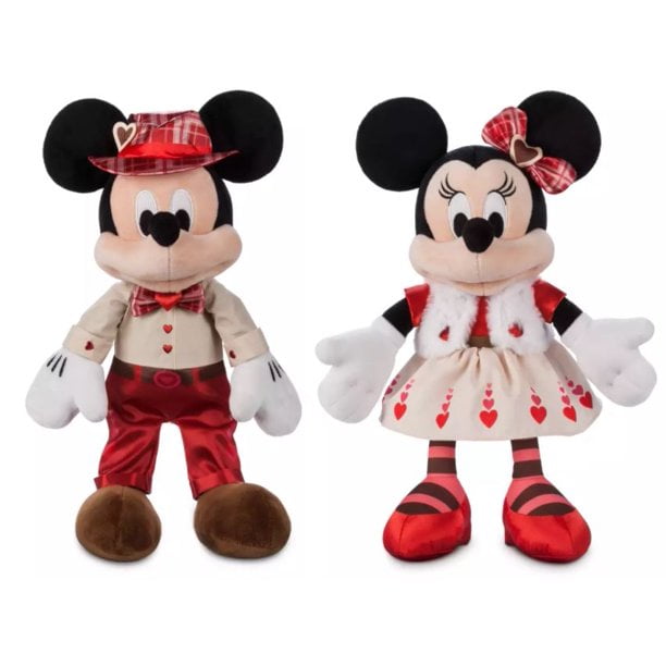 Disney Mickey and Minnie Mouse Valentine's Day Plush El Salvador