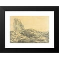 thumbnail image 2 of Joseph Wright of Derby 14x11 Black Modern Framed Museum Art Print Titled - Ruined Roman Tower in a Landscape (1774-75), 2 of 5