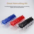 thumbnail image 3 of 8-Piece Professional Hair Clipper Guide Comb Set with Storage Case, Compatible with Wahl Trimmers, PP/ABS Material, Sizes 1.5mm to 25mm, Red Color Option for Precise Haircut Length Control, 3 of 6