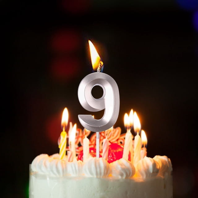 Hbdhejl Birthday Candles Extended Big Number Candle Multicolor 3D Design Cake Topper Decoration For Any Celebration