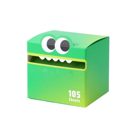 Cute Monster Pattern Sticky Note 105 Sheets Self Adhesive Cartoon Memo Pads Pastel Notepads For To Do Lists & Classroom Stationery