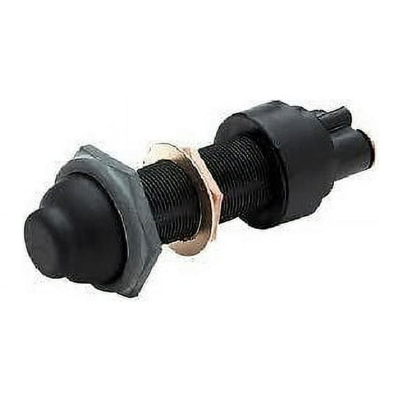 Seachoice 11751 Push Button Switch 2-Position with Polyester Body, Off/Mom. On.